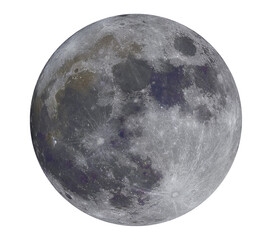Moon Isolated on Transparent Background PNG