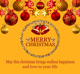 background new illustration vector holiday design celebration happy year card red decoration christmas season light greeting bright yellow graphic wallpaper.