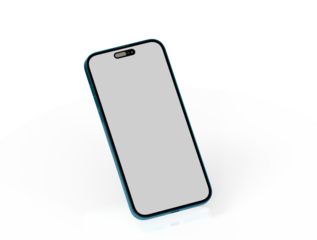 New realistic mobile phone smartphone mockup