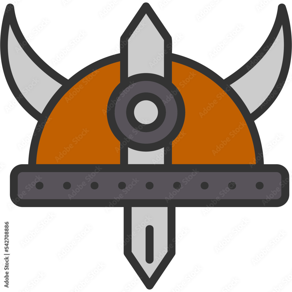 Wall mural viking icon