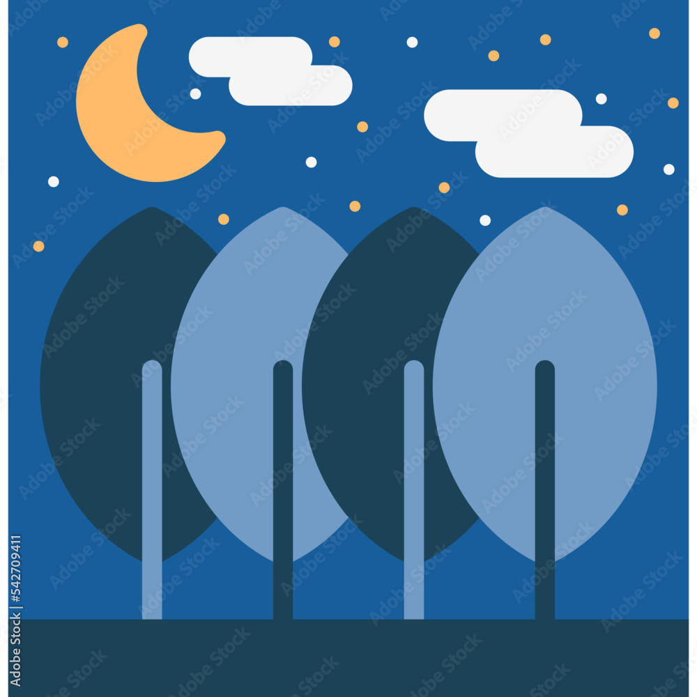 Canvas Prints forest icon