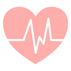 ハート　心電図　イメージ