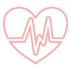 ハート　心電図　イメージ