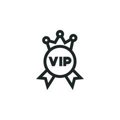 Obraz premium VIP access member icon isolated on white background