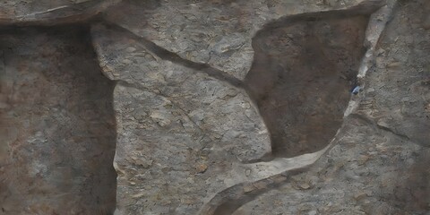 A detailed texture of a piece of stone.