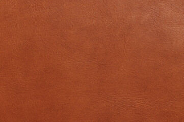 Clean empty brown color leather surface