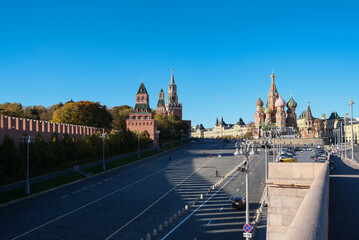 Moscow city Kremlin landscape