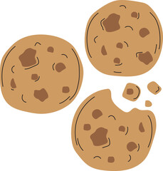 cookies fast food restaurant menu clipart