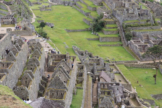 Machu Picchu in February raining season. / Machu Picchi en temporadade invierno.