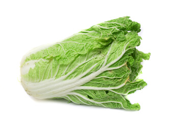Chinese cabbage isolated on white background.