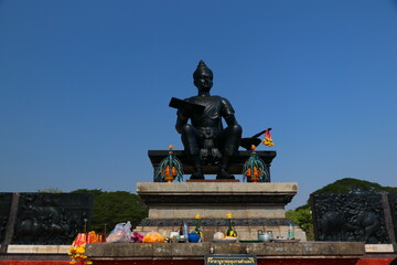 Ram Khamhaeng statue in sukhothai province