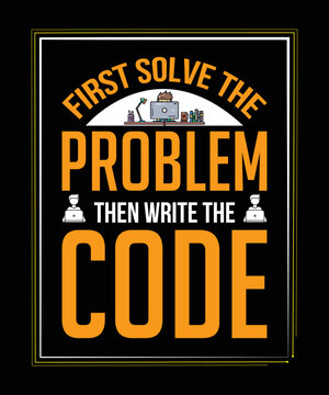 Software developer t-shirt design.