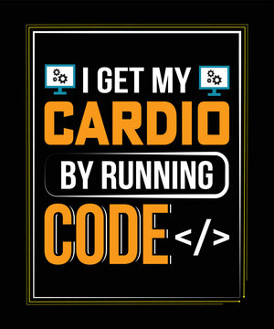 Software developer t-shirt design.