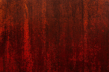 rusty orange metal wall abstract grunge background