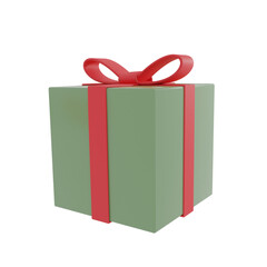 3d gift box.