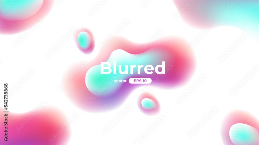 Poster banner with gradient isolated on white background. splash. vector set. fluid vivid gradients for ban
