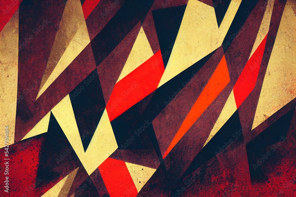 Poster abstract background with scary red and black horror background. dark grunge red concrete . grungy re