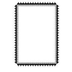 Frame, in the style of an ornament, Vector illustration eps 10, Art.	