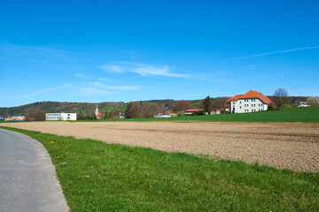 Gemeinde Sohland an der Spree im Frühjahr	mit Blick auf Wehrsdorf