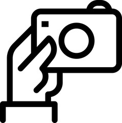 Camera line icon 