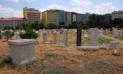 The Roman Bath in Ankara, Turkey, is from the ancient period.