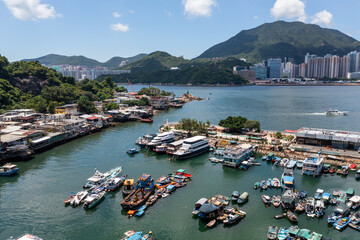 Typhoon shelter in Lee yue mun district
