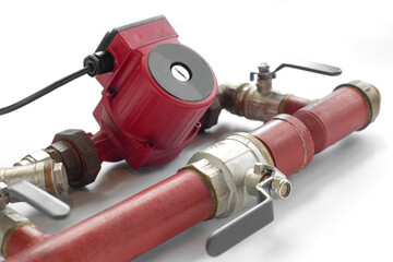 the circulation pump of the heating system is installed in the bypass