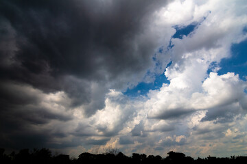 Fototapeta premium white clouds in the blue sky