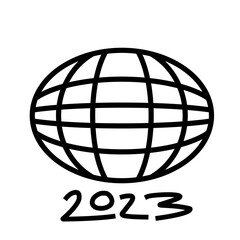 World icon, world 2023