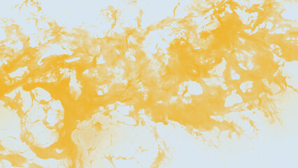 Yellow and white panorama background, splash of paint, abstract background