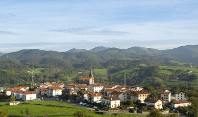 Fototapeta na wymiar Municipality of Aduna in Gipuzkoa, Euskadi