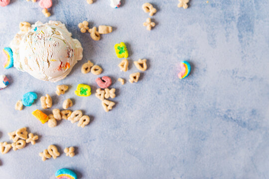Lucky Charm Ice Cream
