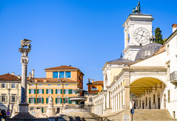 old Town of Udine in Italy