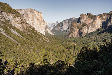 Yosemite Valley scenic view 