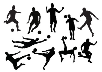 Silhouette Football Player