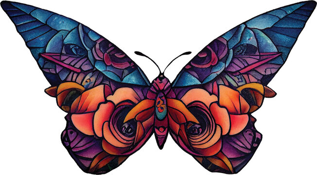 Psychedelic Butterfly