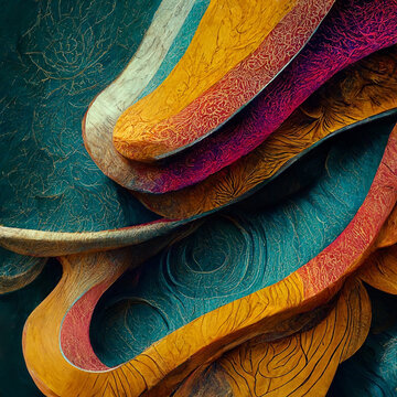 abstract organic background painted artwork