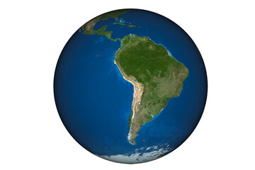 South America Earth PNG