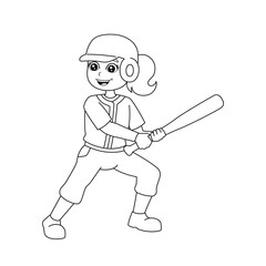 Playing Baseball PNG Format With Transparent Background