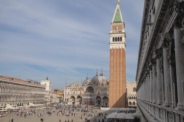 Fototapeta premium piazza san marco, venecia plaza san marco vennezia. San marco square. 