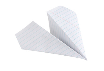 paper plane isolated