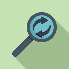 Redesign icon flat vector. Web ui. Creative studio