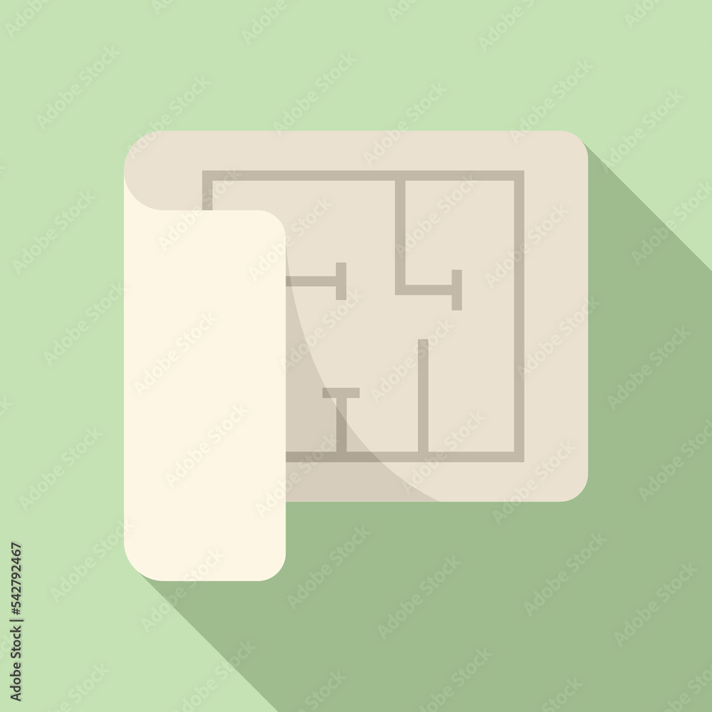 Aufkleber redesign project icon flat vector. web ux. build page