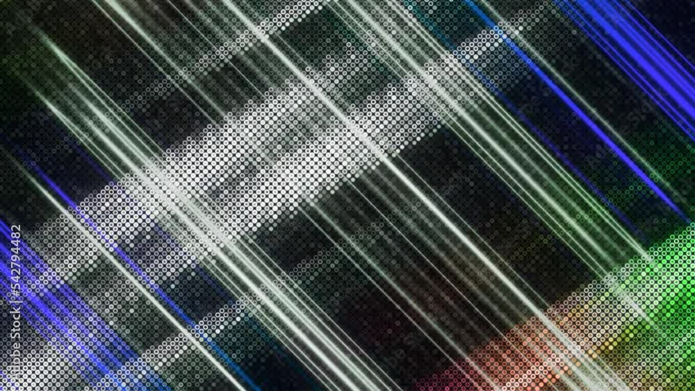 Aufkleber light pattern in animation. motion. white stripes on a black background in abstraction that move in 