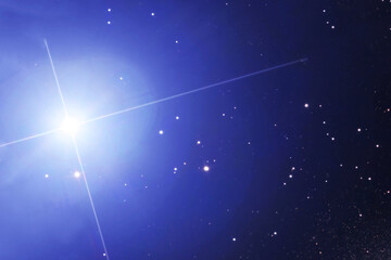 Distant stars in deep space. Elements of this image furnished by NASA