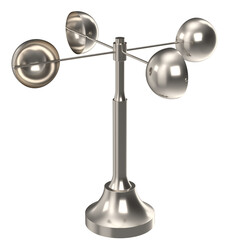 3d rendering illustration of a decorative anemometer