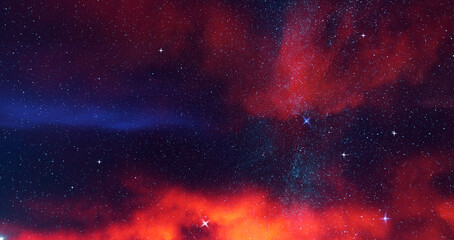 Beautiful fantastic cosmos background. Deep space background.