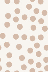 Boho seamless pattern with abstract  brush stroke shapes in nude colors. Scandinavian pattern. Bohemian print.