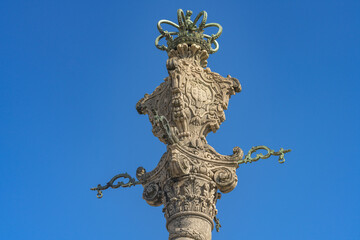 Pillory of the Porto Cathedral, in Portugal.
