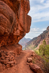 North Kaibab Trail - Grand Canyon National Park - North Rim - near the Supai tunnel